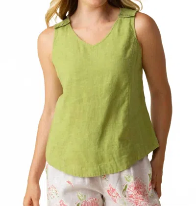 Habitat Linen Freshen Up Tank Top In Leaf