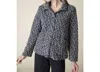 Habitat Lots If Dots Boiled Wool Swing Coat In Iron In Grey