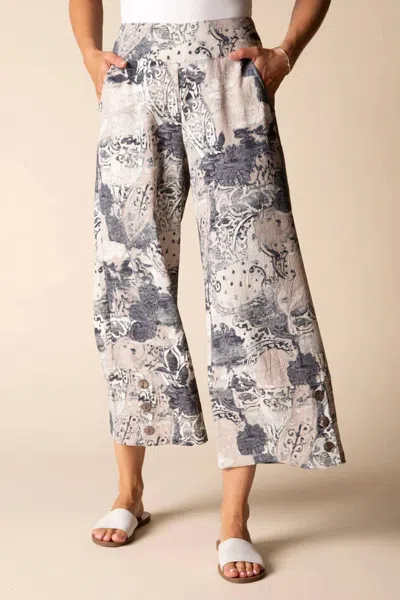 Habitat Medley Crop Pant In Willow In Multi
