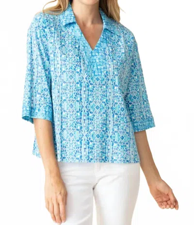 Habitat Miami Mix Terrace Top In Malibu In Blue