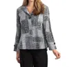 Habitat Mix Print Shirt In Putty And Black In Multi