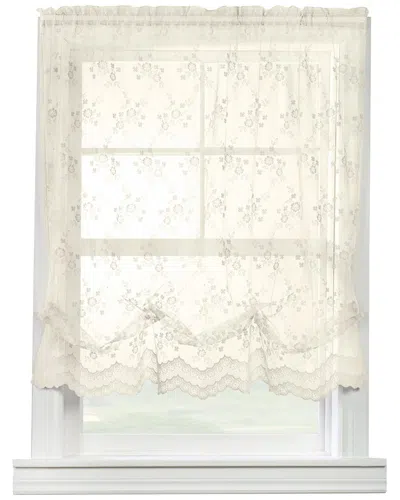 Habitat Mona Lisa Rod Pocket Balloon Curtain Window Dressing In White