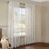 Habitat Mona Lisa Rod Pocket Sheer Single Curtain Panel In White
