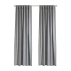 Habitat Mulberry Rod Pocket Back Tab Light-filtering Single Curtain Panel In Gray