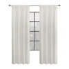 Habitat Mulberry Rod Pocket Back Tab Light-filtering Single Curtain Panel In White