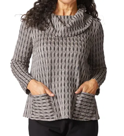 Habitat Newport Knit Pocket Top In Driftwood In Gray