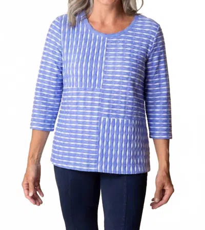 Habitat Newport Knit Top In Blue Bell