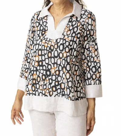 HABITAT OAT LINEN CIRCLE CAFTAN IN OATMEAL