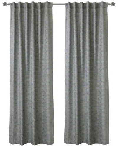 Habitat Odessa Light-filtering Dual Header 52x63 Curtain Panel In Grey