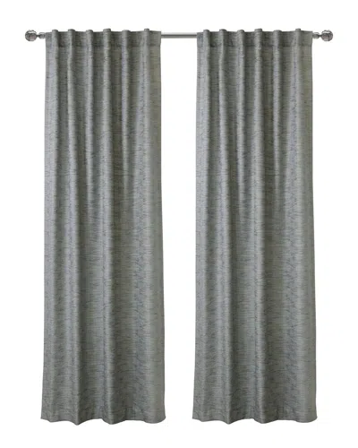 Habitat Odessa Light-filtering Dual Header 52x95 Curtain Panel In Grey