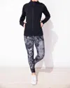 Habitat On The Move Solid Full Zip Jacket In Black In Black