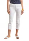 Habitat Perfect Capri Jeans In White In White