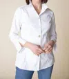 Habitat Perfect Travel Sculpted Collar Shirt In White In White