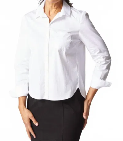 Habitat Perfect Travel Shaped Hem Shirt In White