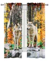 Habitat Photo Reels Digital Panoramic Print Curtain Panel Pair In Multi