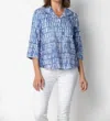 Habitat Pleat Back Shirt In Royal Blue In Blue