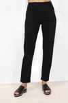 Habitat Ponte Straight Pant In Black In Black