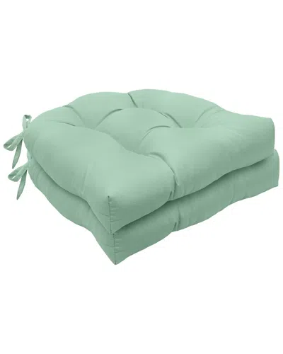 Habitat Promo Chair Pad Set Of 2 In Aqua