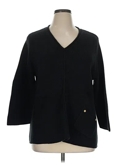 Pre-owned Habitat Pullover Sweater In Black