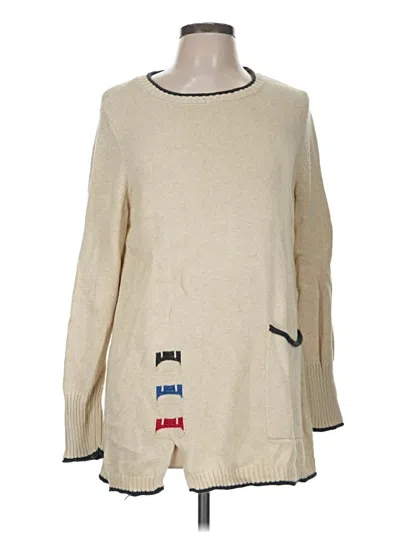 Pre-owned Habitat Pullover Sweater In Tan