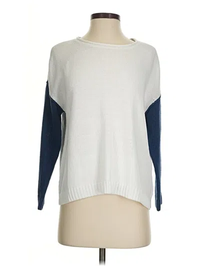 Pre-owned Habitat Pullover Sweater In White