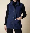 Habitat Quilted Pocket Vest In Navy