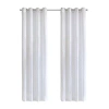 Habitat Regina Grommet Top Sheer Single Curtain Panel In White