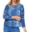 Habitat River Modal Sunset Pullover In Blue In Blue