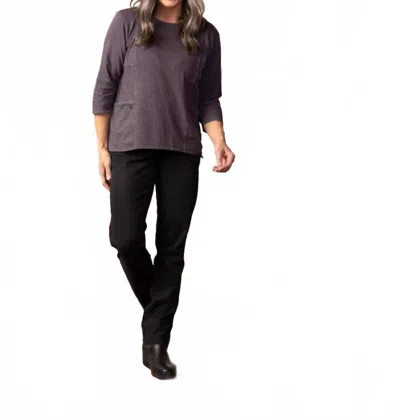 Habitat River Wash Boxy Tee In Graphite In Multi