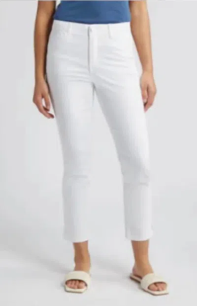 Habitat River Wash Terry Crop Pants In White