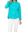 Habitat River Washed Travel Jacket In Lake In Blue