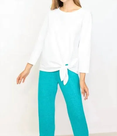 Habitat River Washed Twist Terry Pullover In White