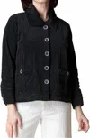 Habitat Rustic Cord Cargo Jacket In Black In Black