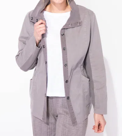 Habitat Salt Wash Snap Front Jacket In Fog In Multi
