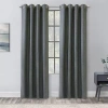 Habitat Sanders Grommet Top Light-filtering Single Curtain Panel In Gray