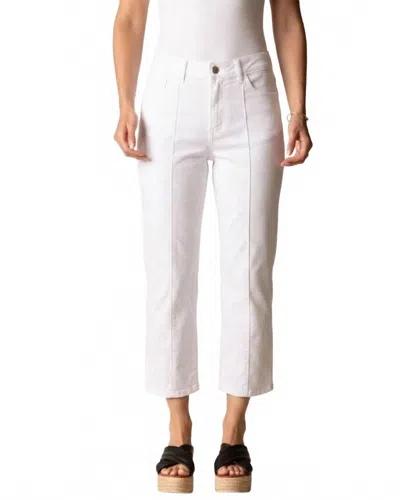 Habitat Seamed Cropped Flare Pants In White