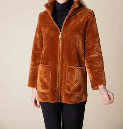 Habitat Sherpa Car Coat In Ginger In Brown