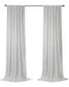 Habitat Sierra Light-filtering Dual Header 52x63 Curtain Panel In White