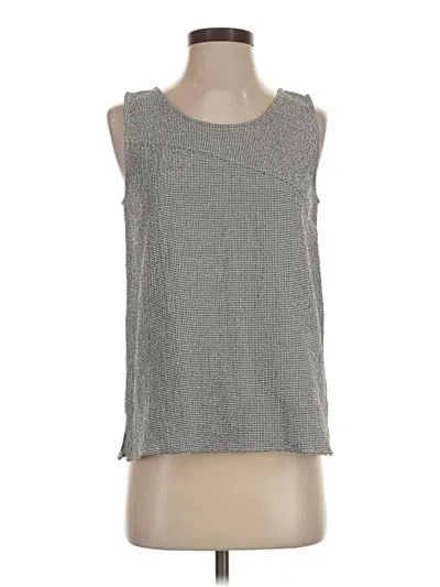 Pre-owned Habitat Sleeveless Top Gray Scoop Neck Tops