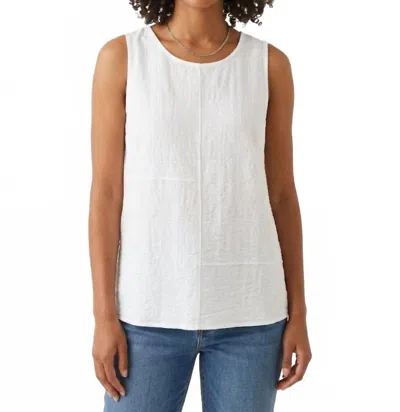 Habitat Solid Pieced Tank Top In White