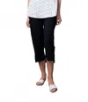 Habitat Stepped Hem Capri In Black In Black