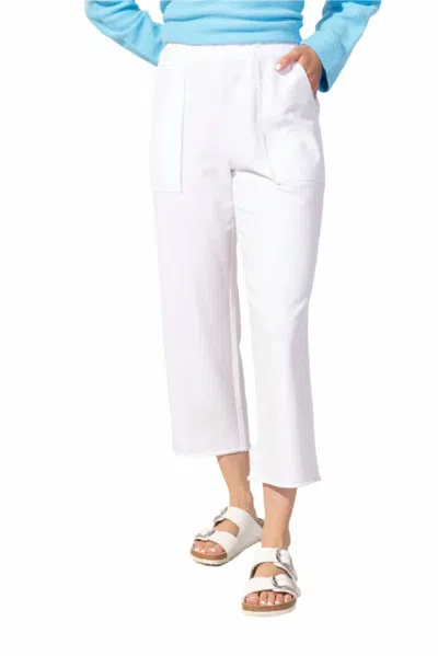 Habitat Stonewash City Knits Cargo Pant In White