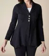 Habitat Stonewash Cotton Span Swing Back Jacket In Black In Black
