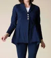 HABITAT STONEWASH SWING JACKET IN NAVY
