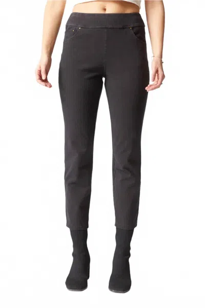 Habitat Stonewashed Knit Slim Pant In Black