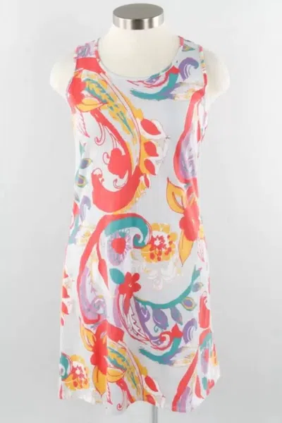 Habitat Tank Dress In Coral In Multi
