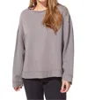 Habitat Terry Rolled Neck Tunic In Fog In Gray