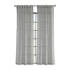 Habitat Trenton Rod Pocket Back Tab Light-filtering Single Curtain Panel In Gray