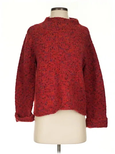 Pre-owned Habitat Turtleneck Sweater In Red