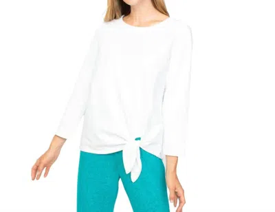 Habitat Twist Pullover Top In White